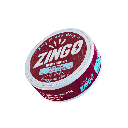 AmaZing (Açaí Mint & Acerola) Energy Pouches – 80mg Caffeine