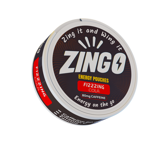 FizzZing (Cola) Energy Pouches – 80mg Caffeine