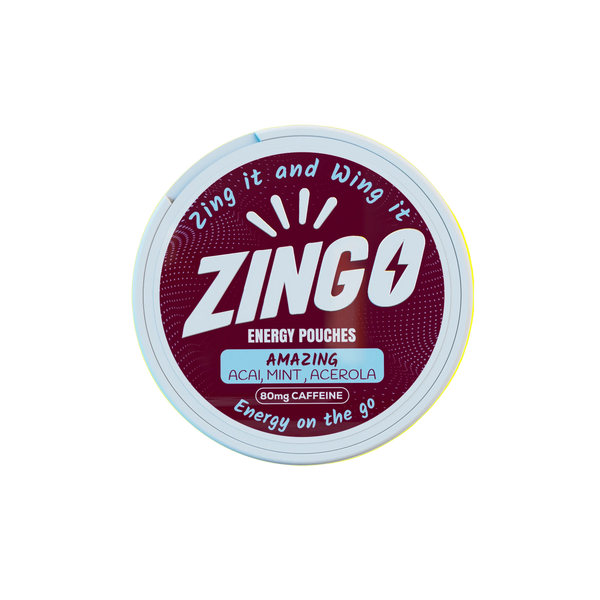AmaZing (Açaí Mint & Acerola) Energy Pouches – 80mg Caffeine