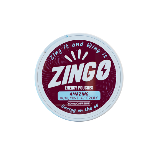 AmaZing (Açaí Mint & Acerola) Energy Pouches – 80mg Caffeine