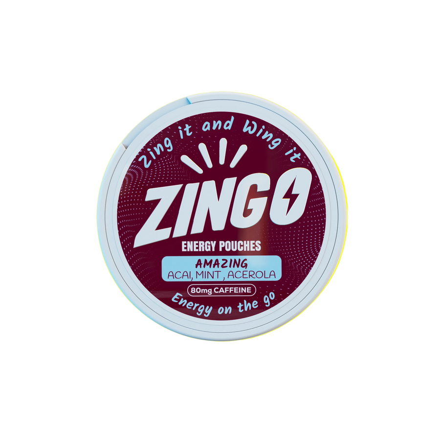 AmaZing (Açaí Mint & Acerola) Energy Pouches – 80mg Caffeine