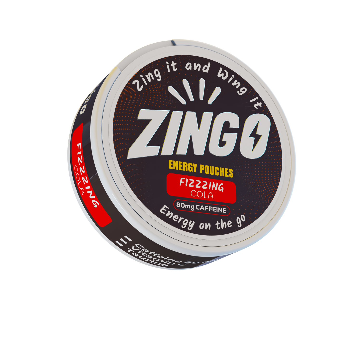FizzZing (Cola) Energy Pouches – 80mg Caffeine