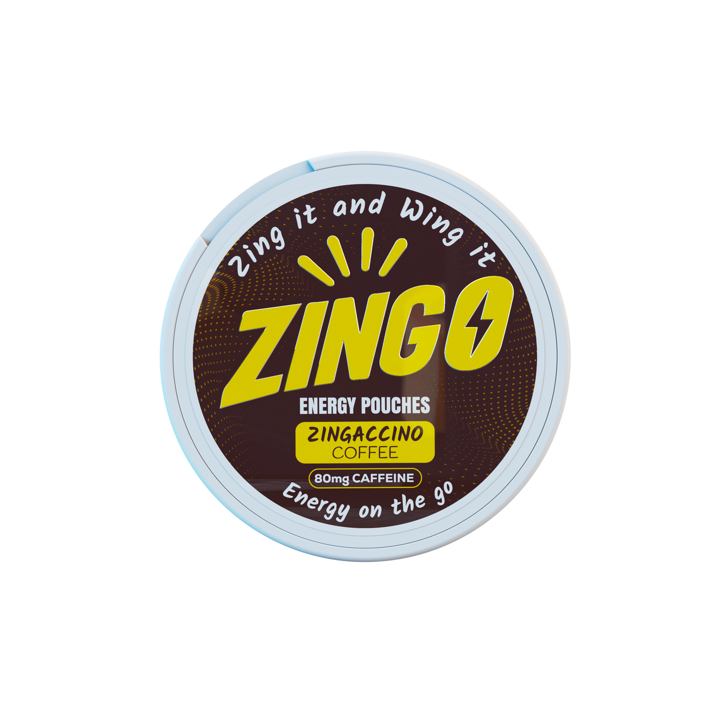 Zingaccino (Coffee) Energy Pouches – 80mg Caffeine