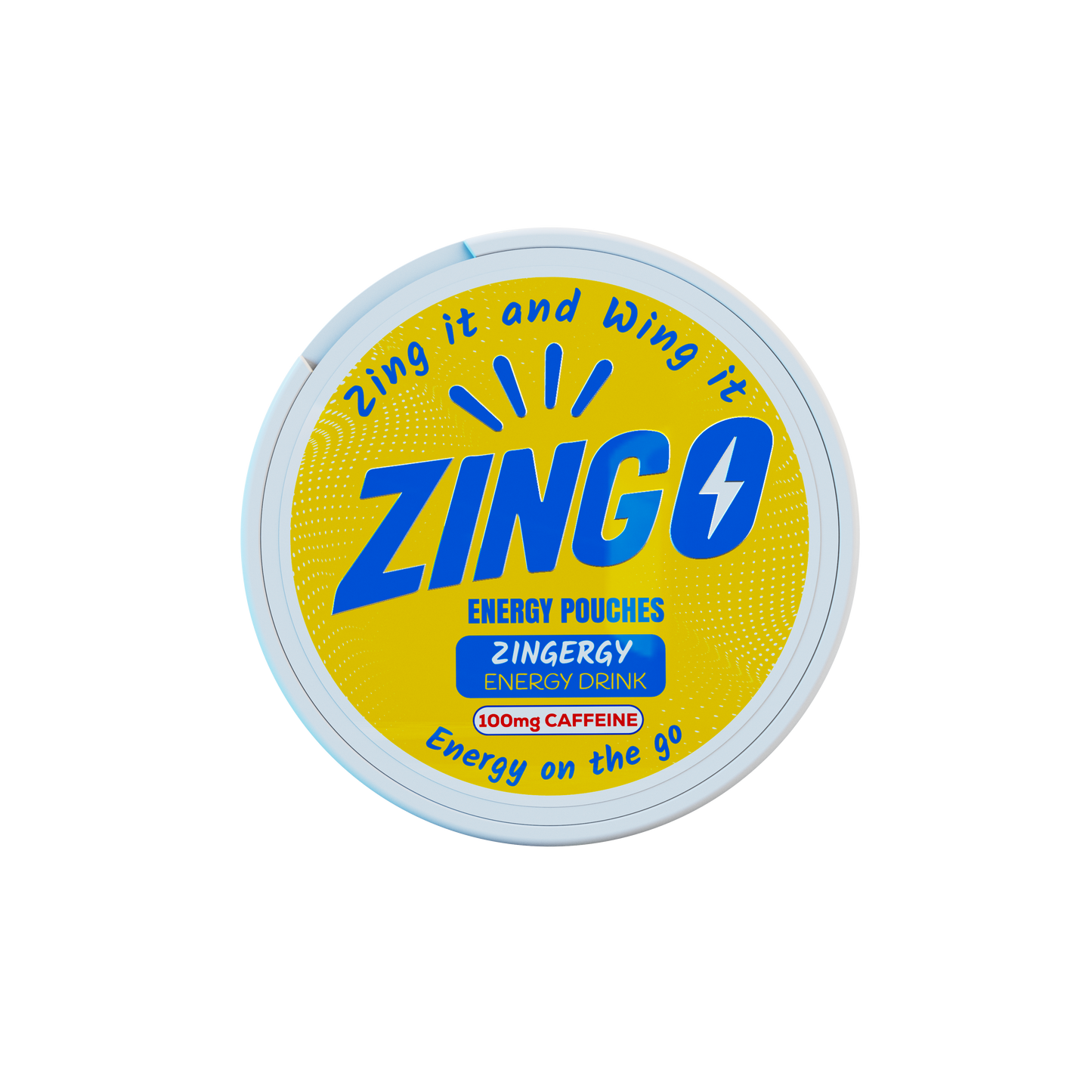 Zingergy (Energy Drink) Energy Pouches – 100mg Caffeine